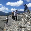 2x1x1m gabion box, 80x100 gabion wall, retaining wall for river protection